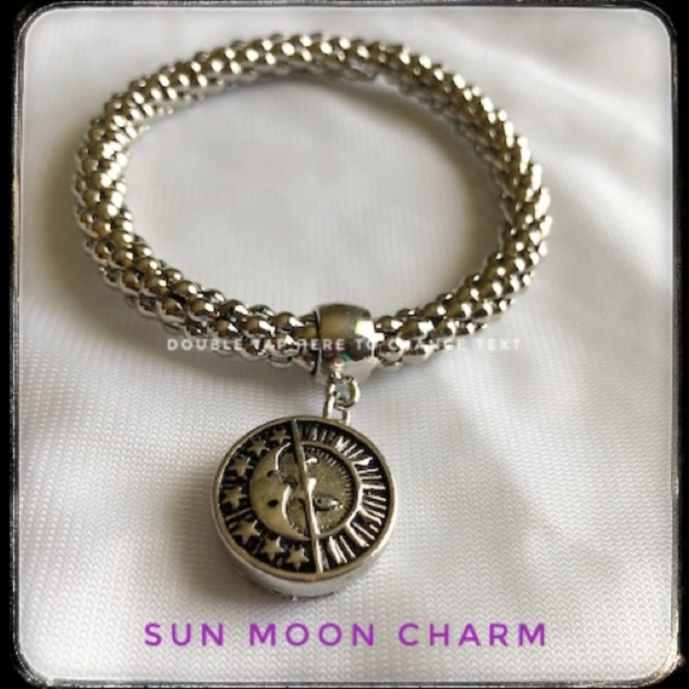 🆕✅ NOOSA  STYLE BRACELET WITH 2 CHARMS - Picture 2 of 4